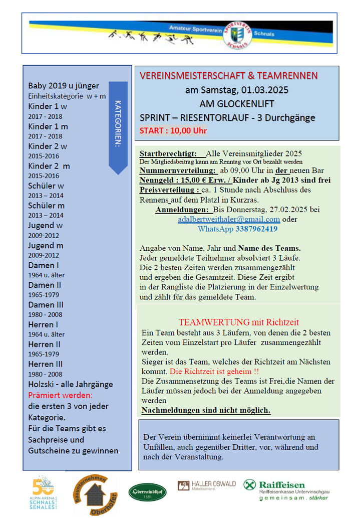 Amateur Sportverein Schnals